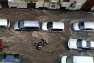 Nubifragio a Catania: bomba d'acqua in città