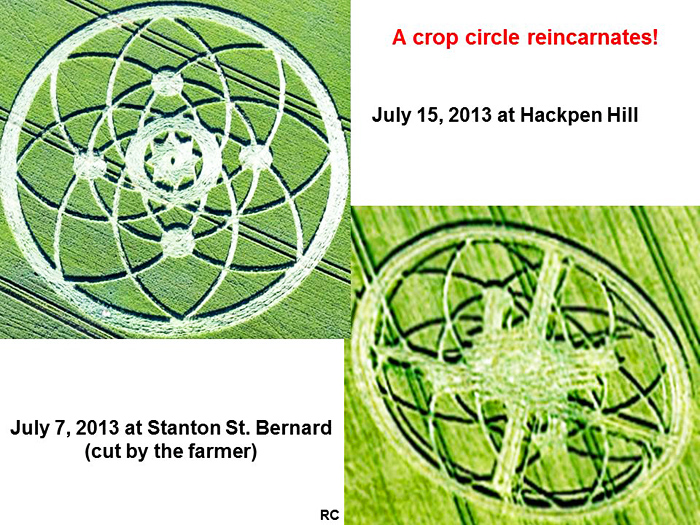 Crop Circle: spettacolare formazione a Hackpen Hill