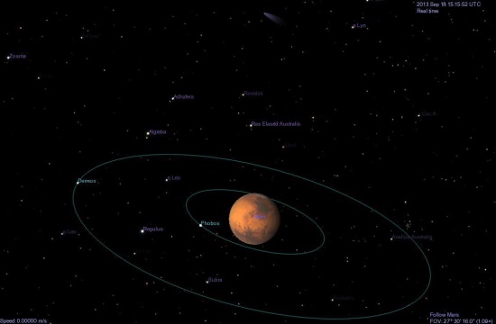 Cometa Ison: il 1° ottobre 2013 il 'saluto' a Marte