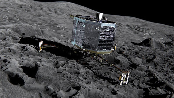 Dopo 10 anni risvegliata la sonda Rosetta che ora punterà alla cometa