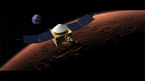 La sonda Maven ha iniziato a orbitare attorno a Marte
