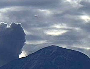 Nuovo avvistamento sopra il vulcano Popocatepetl