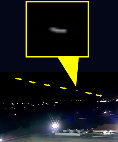 Avvistamento Ufo in diretta televisiva 