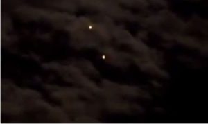 Flottiglia Ufo ripresa sopra San Diego