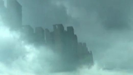 Misteriosa citta appare sopra le nuvole in Cina